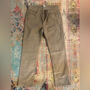 Stio mens corduroy pants - 33 - khaki - NWOT